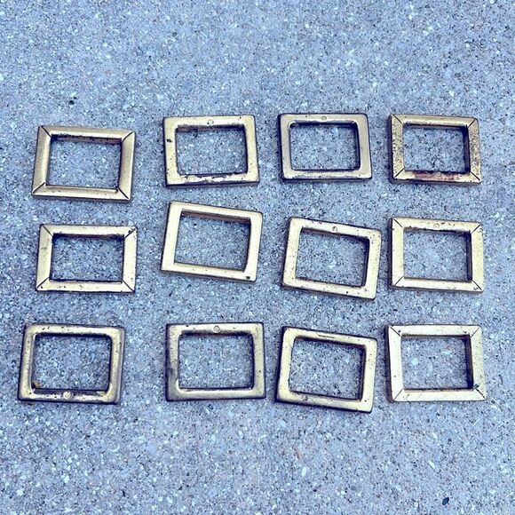 Louis Vuitton Lot of Brass Strap Hardware 12 R3 - Picture 1 of 7